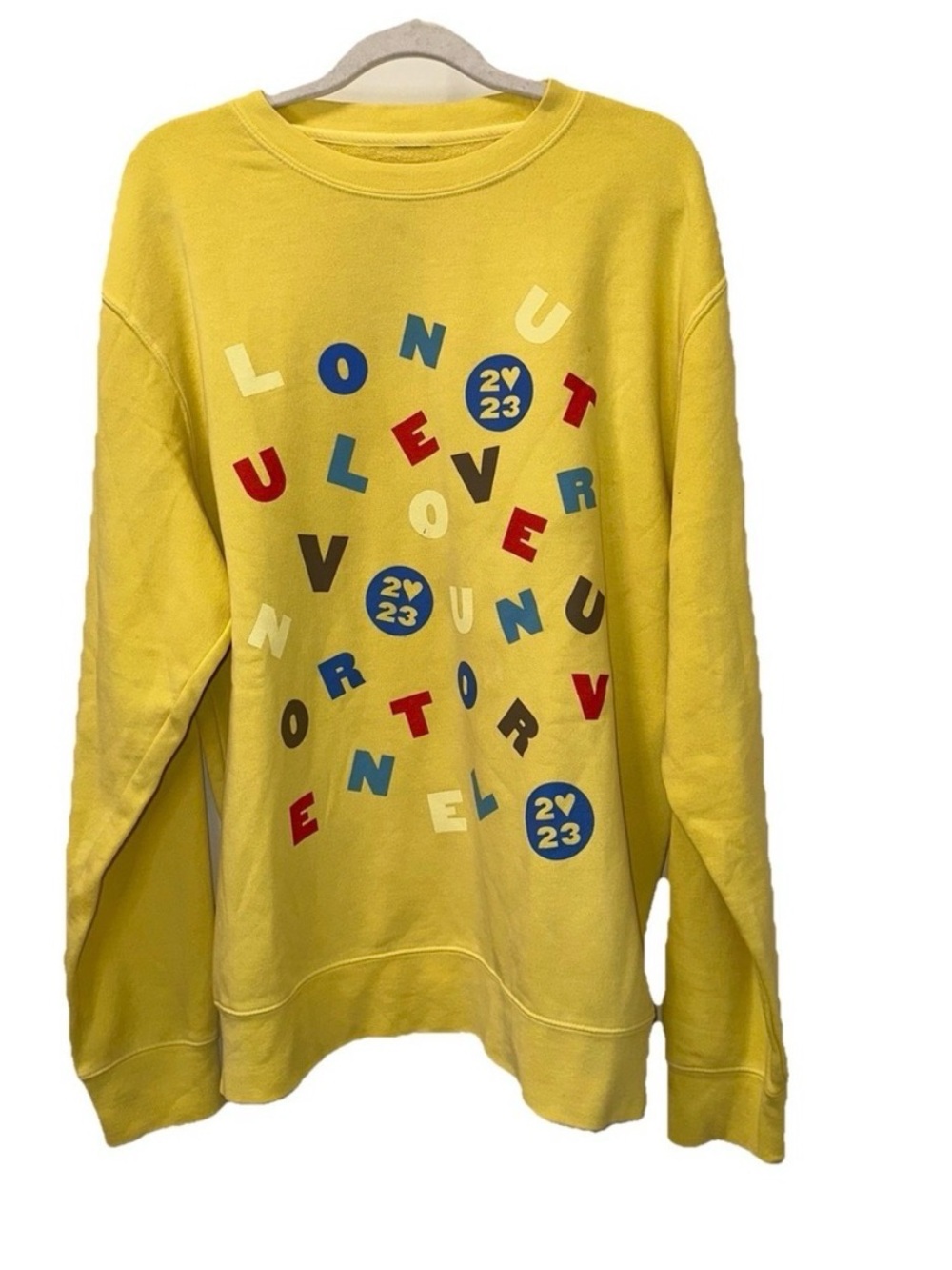 Harry Styles Love on Tour 2023 Yellow Crewneck